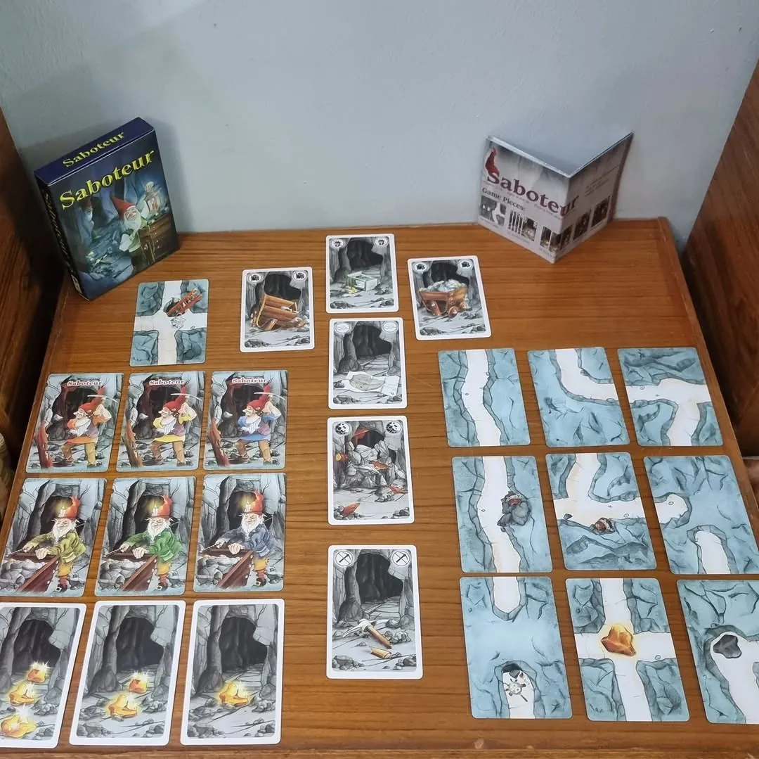 Saboteur and Saboteur 2 Board Games