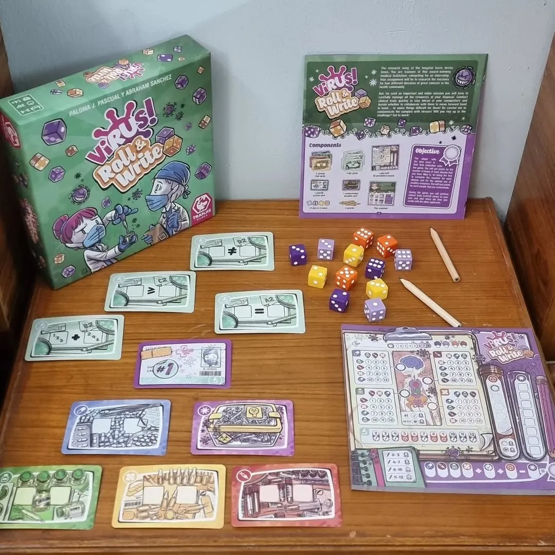 Virus! Roll & Write Board Game