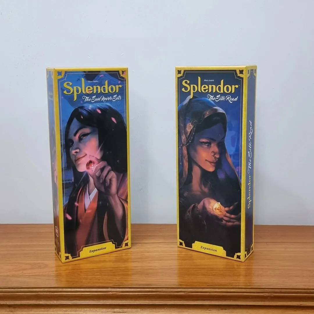 Splendor: The Silk Road & Splendor: The Sun Never Sets Board Games