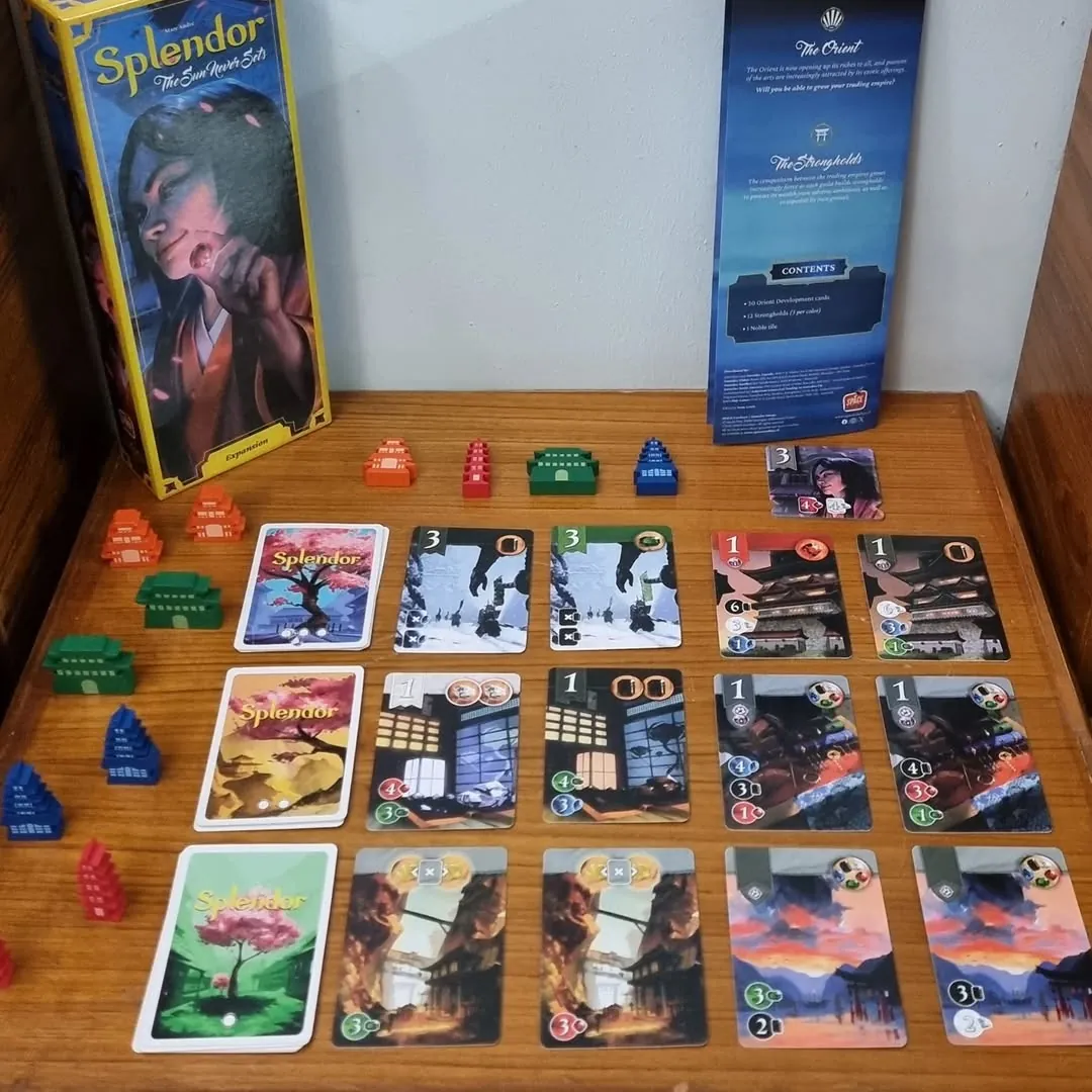 Splendor: The Silk Road & Splendor: The Sun Never Sets Board Games