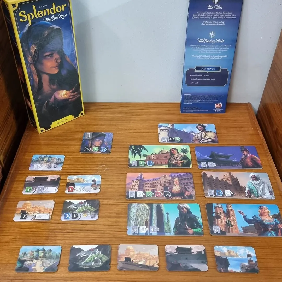 Splendor: The Silk Road & Splendor: The Sun Never Sets Board Games