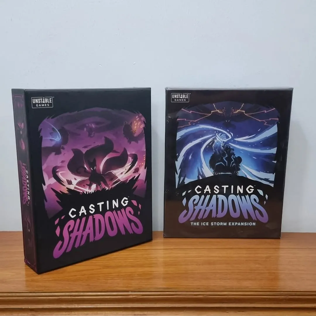 Casting Shadows Board Game with Ice Storm Expansion