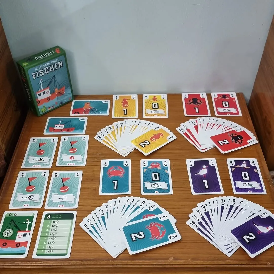 Fishing Board Game BGG 7.2 for 3-5 Players