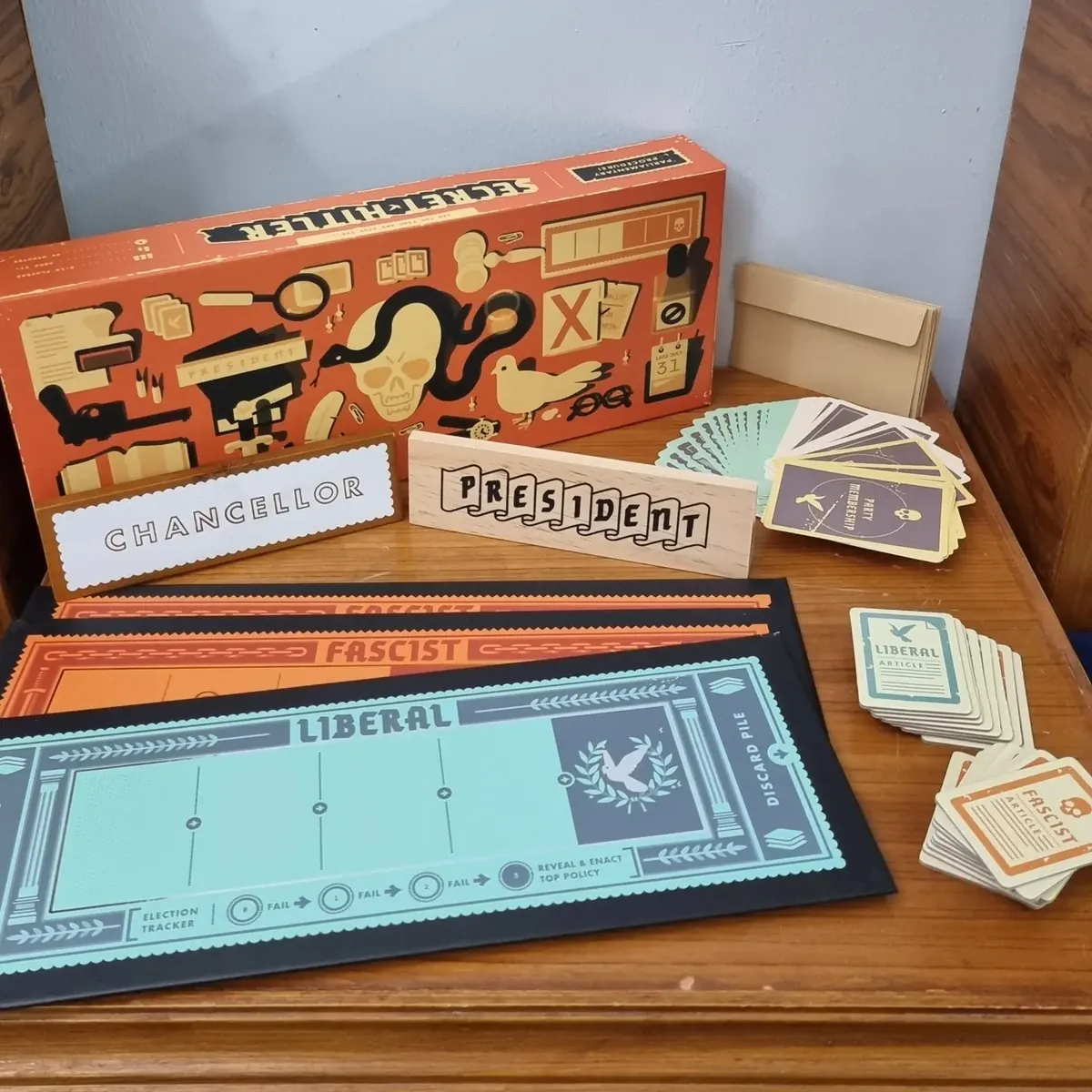 Secret Hitler Board Game
