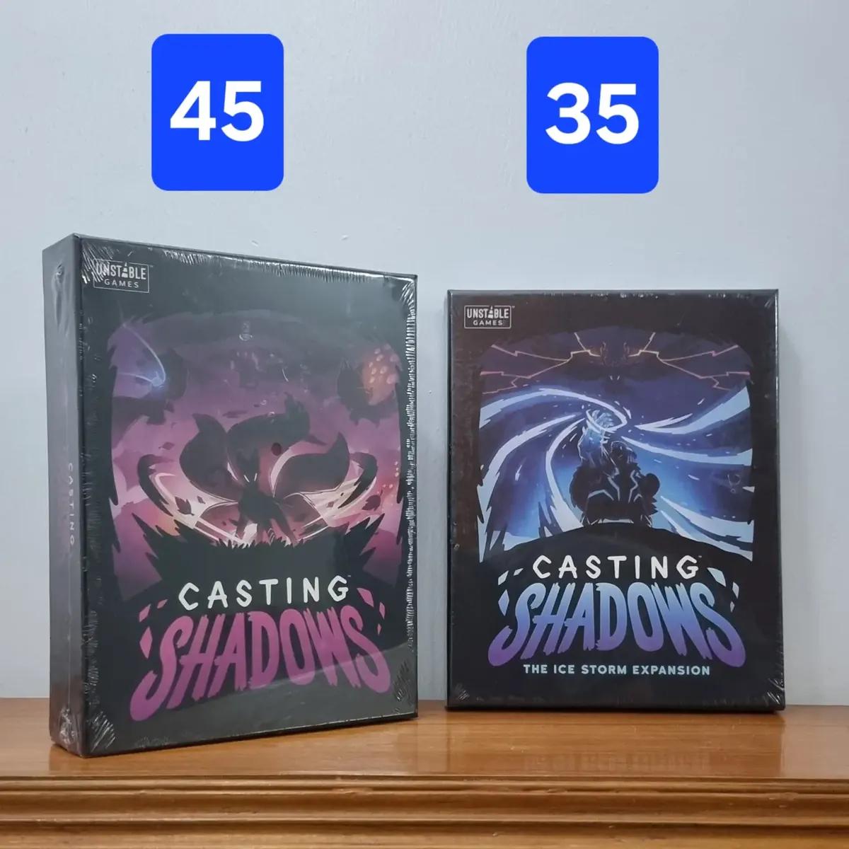 Casting Shadows Board Game & Ice Storm Expansion