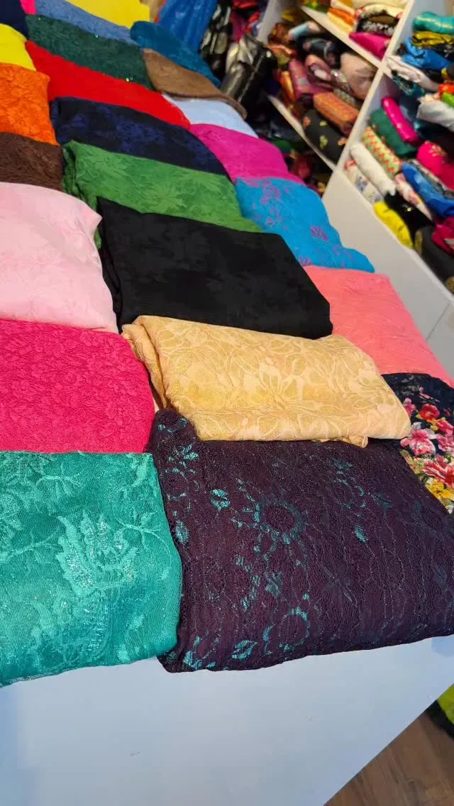 Colorful Lace Fabrics