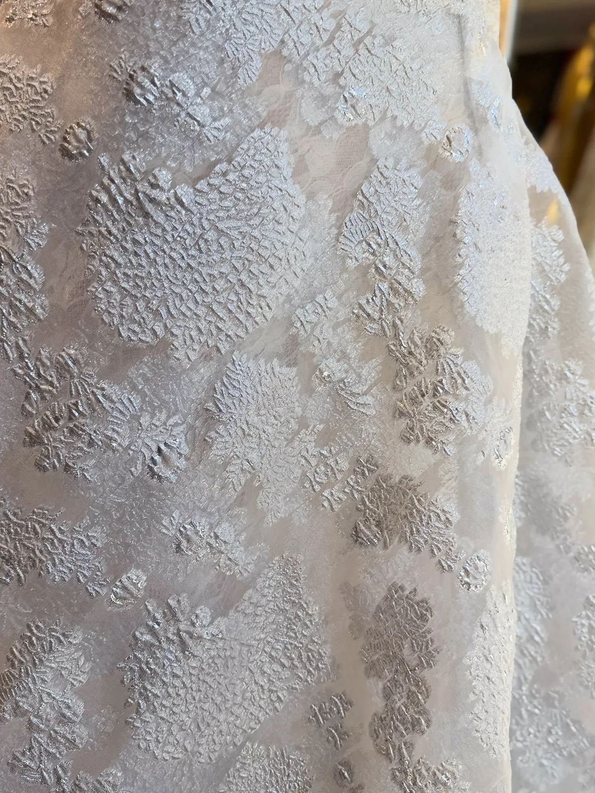 White Lace Evening Dress