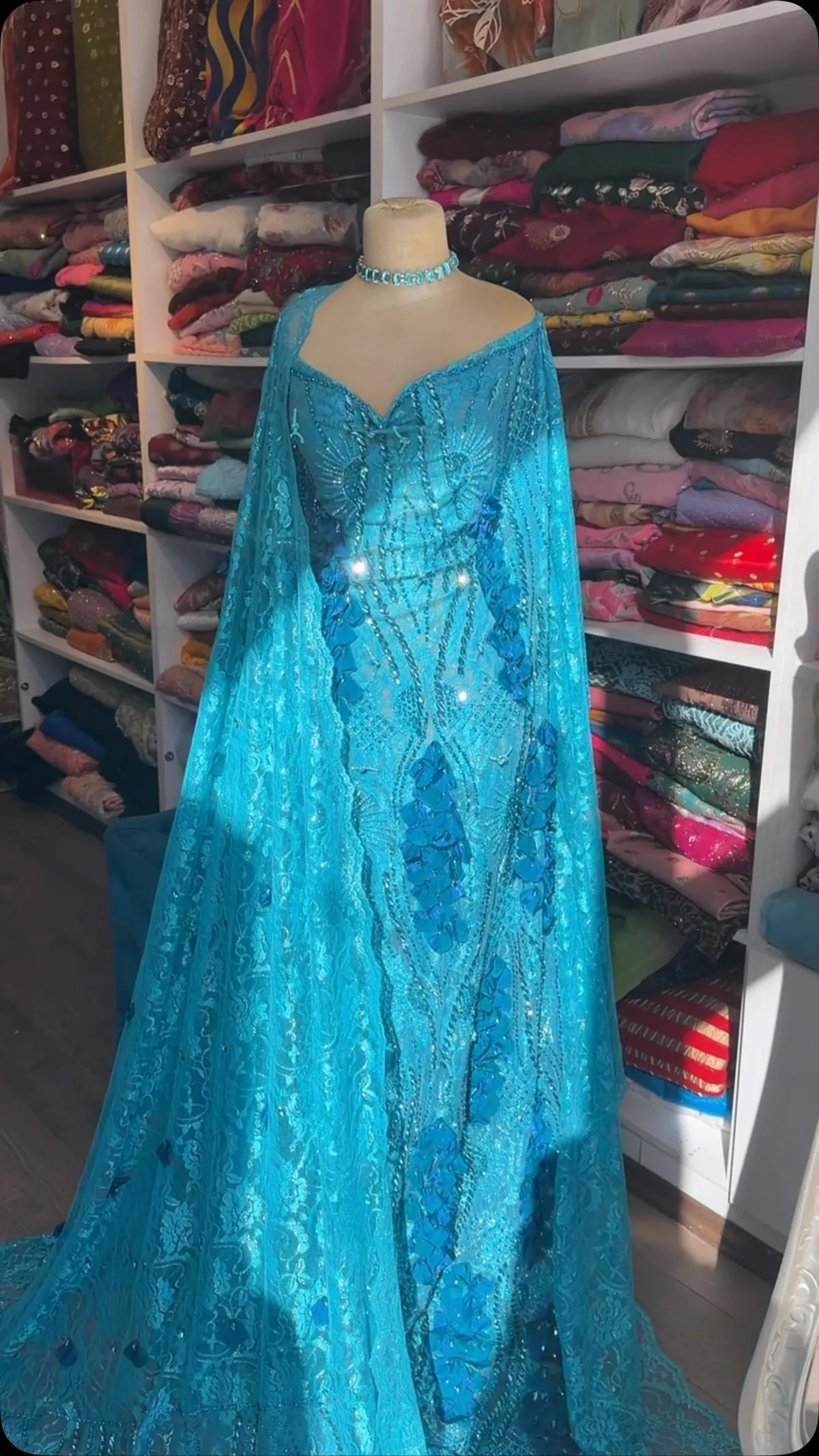 Blue Evening Gown