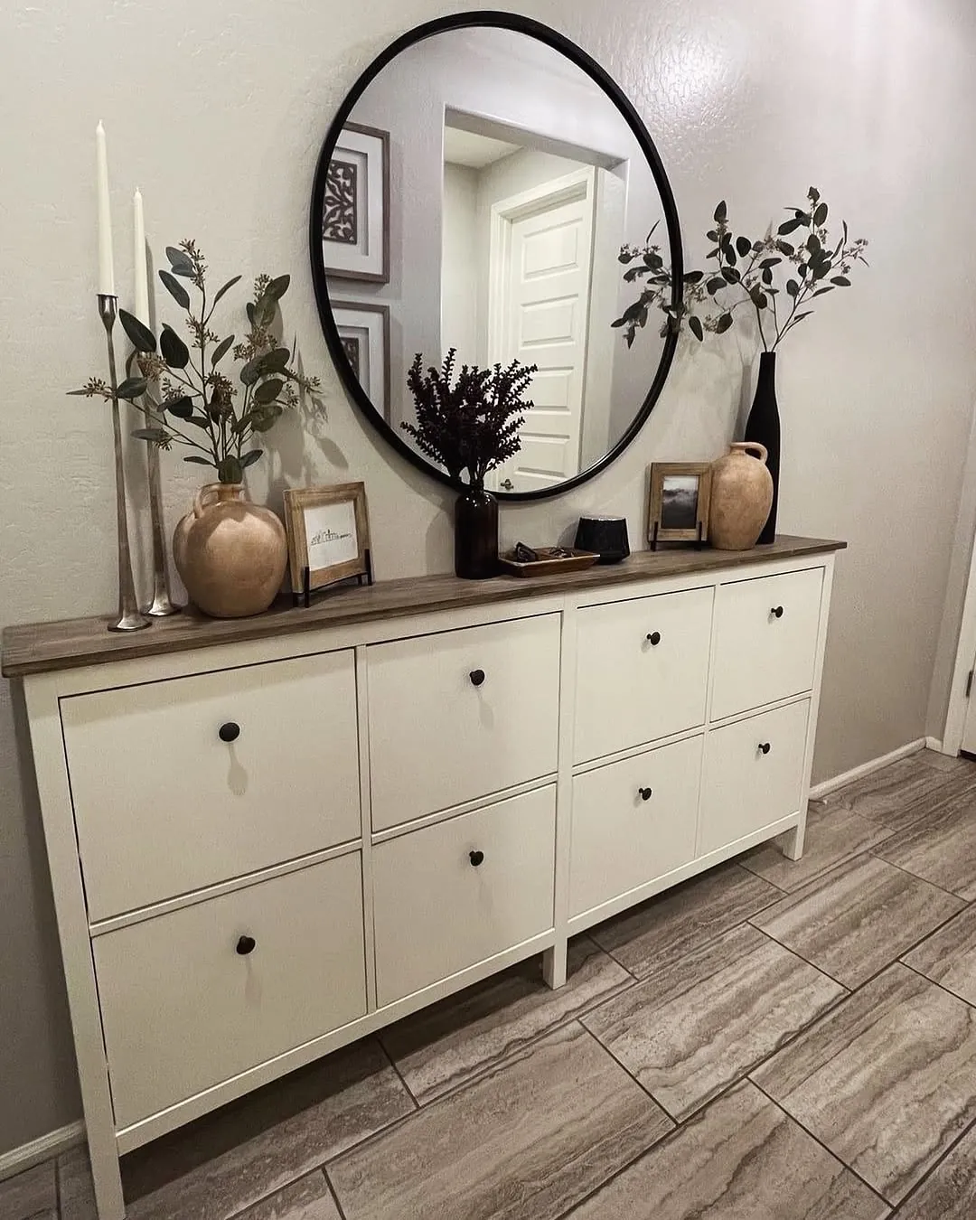 Modern White Sideboard Console