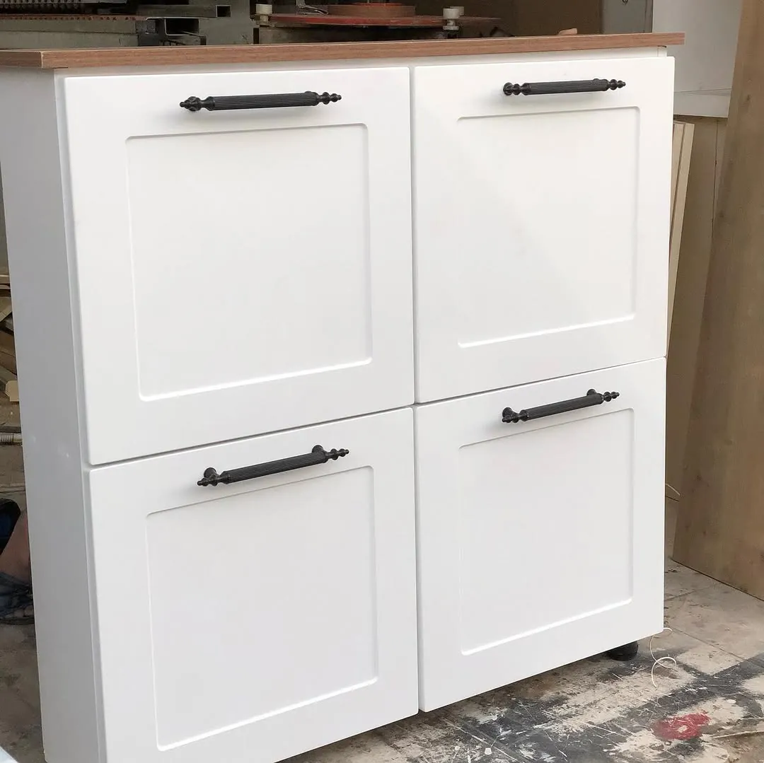 White Two-Door Storage Cabinet