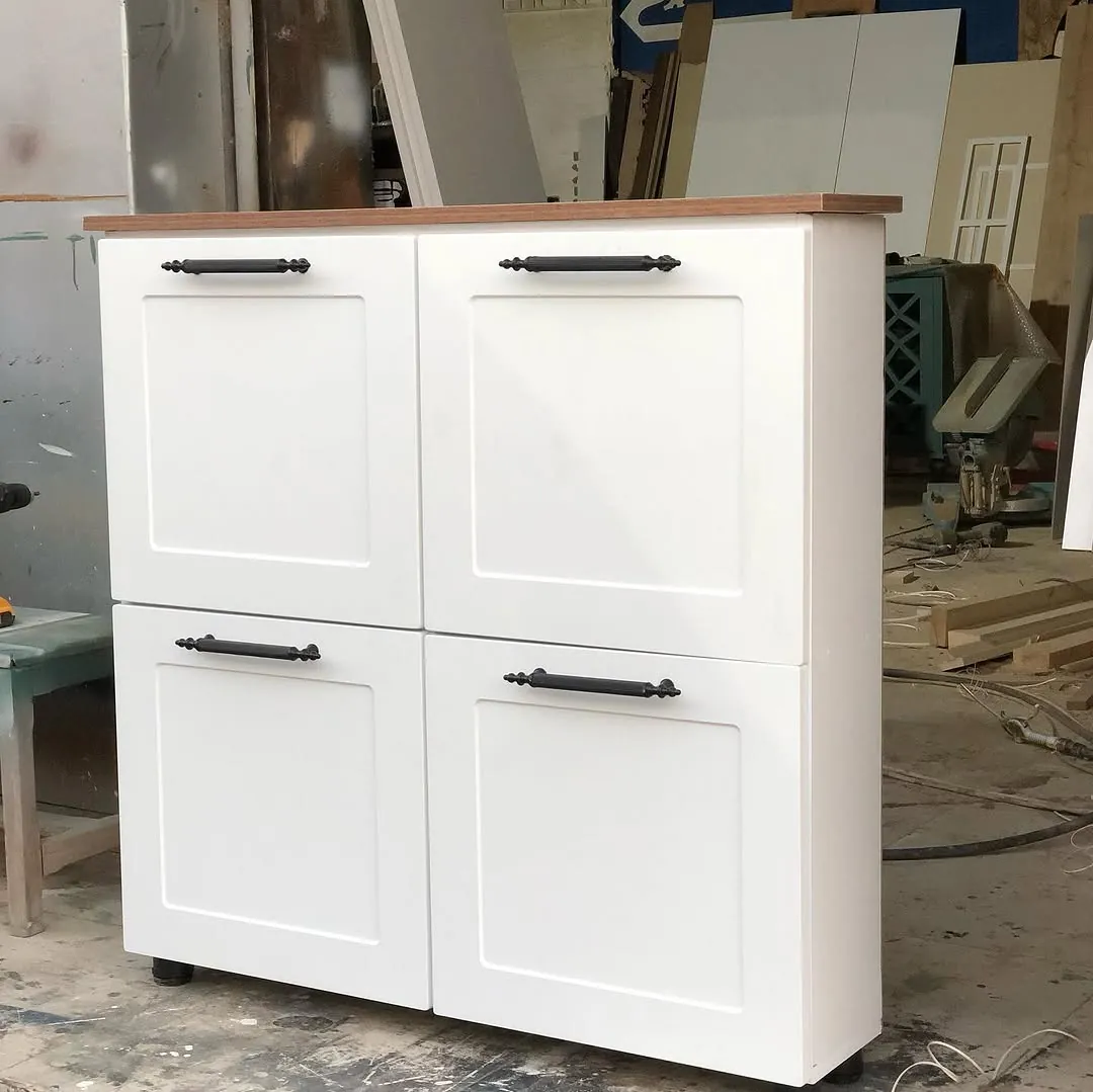 White Two-Door Storage Cabinet