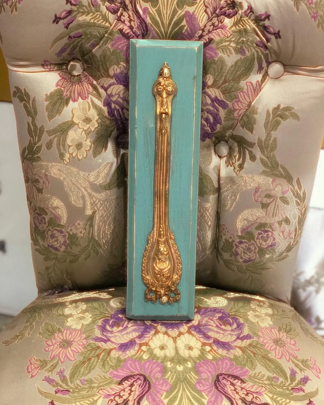 Vintage Decorative Gold-Toned Box