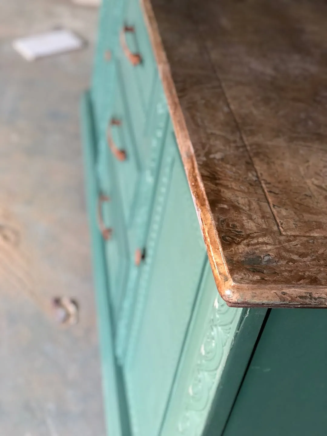 Green Classic Sideboard Cabinet