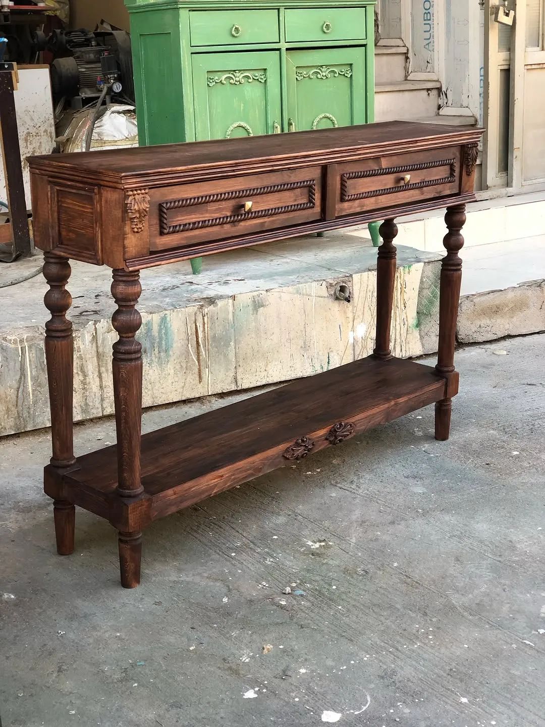 Wooden Console Table
