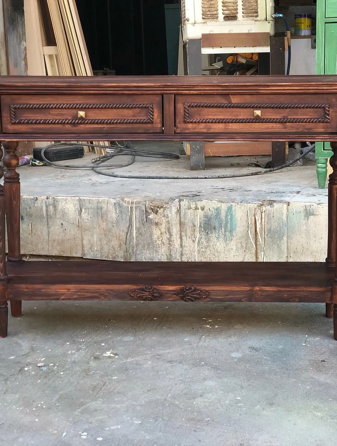 Wooden Console Table