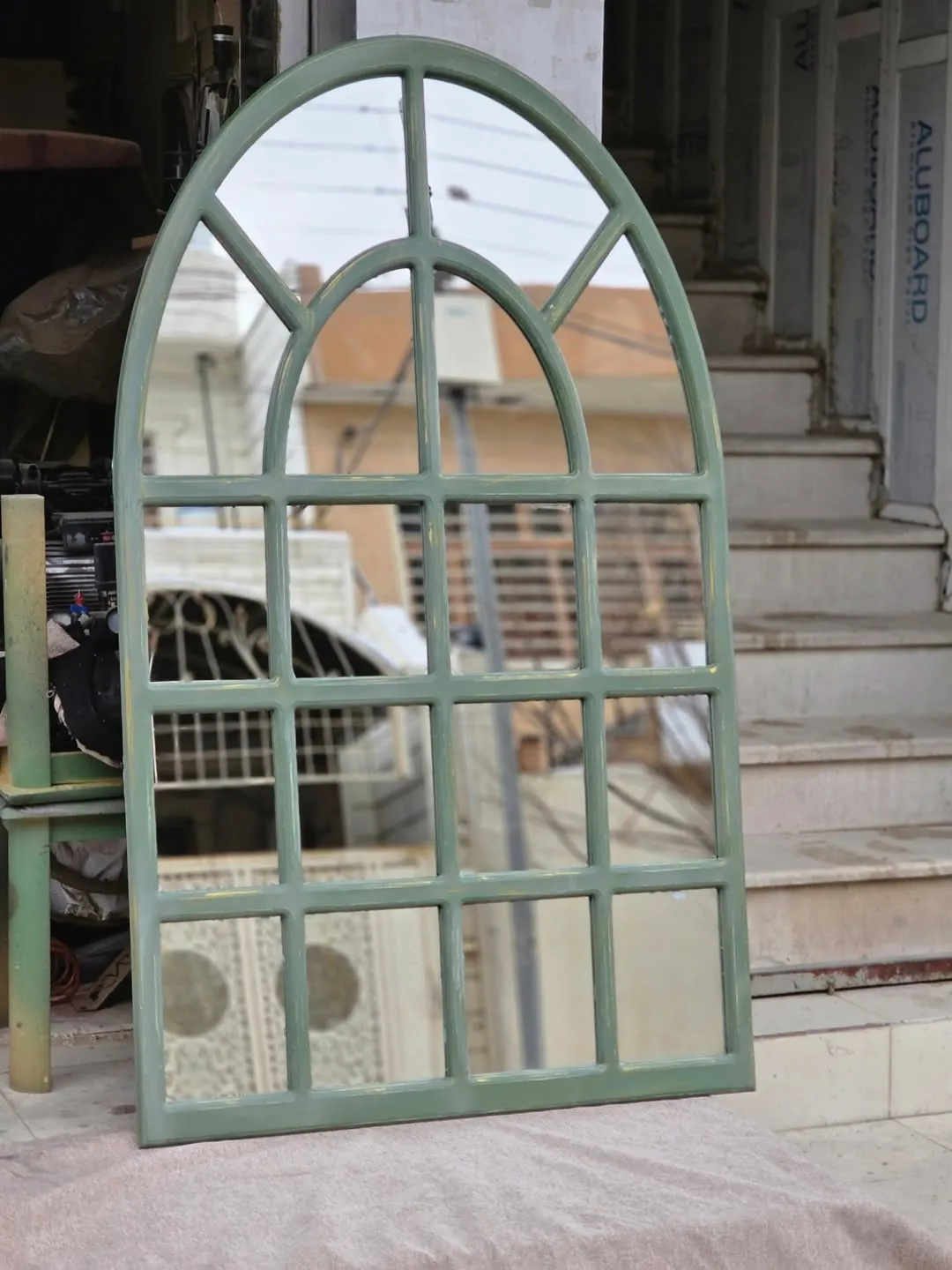Arched Window-Style Mirror