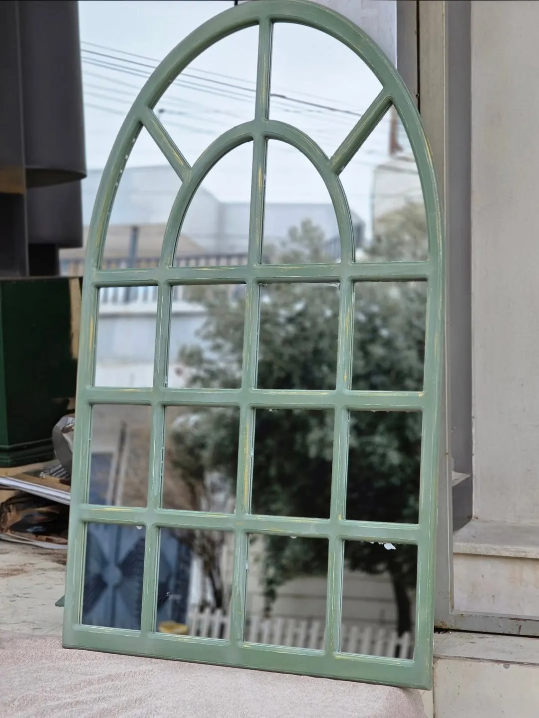 Arched Window-Style Mirror