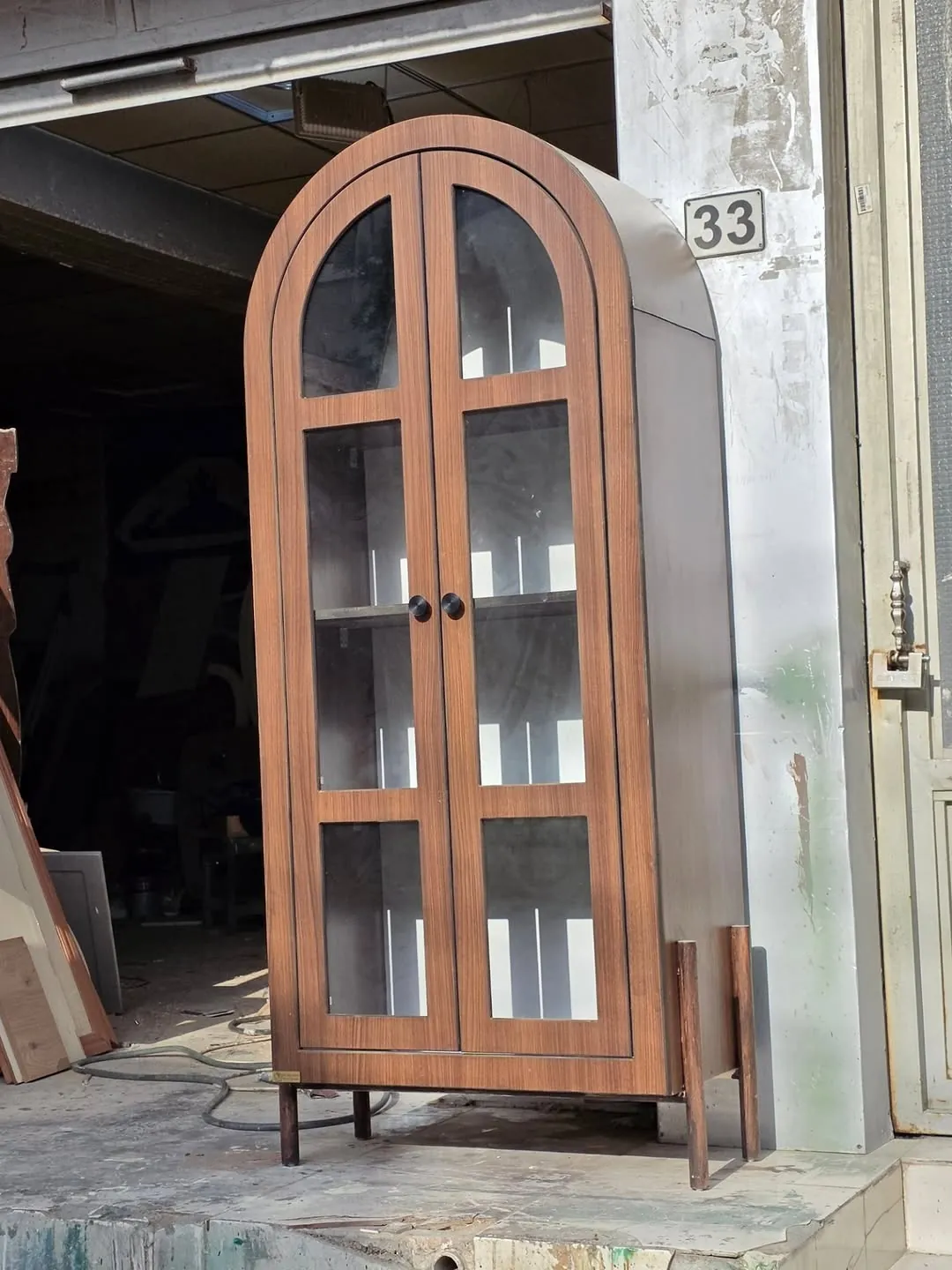 Wooden Glass Display Cabinet