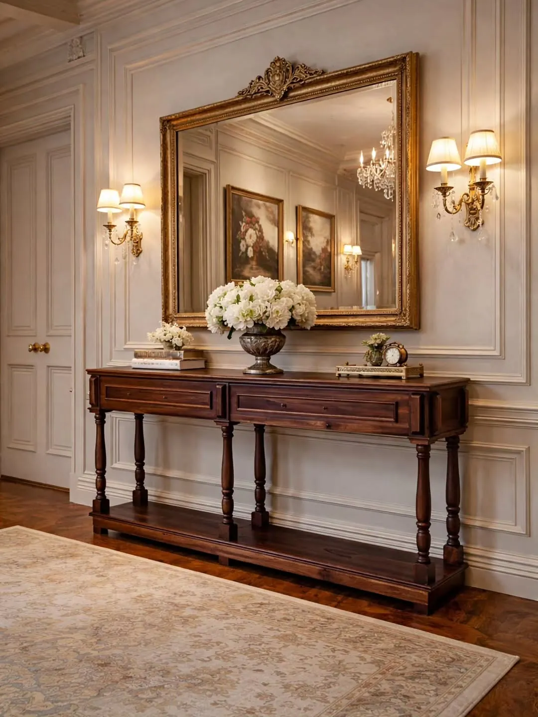 Classic Wooden Console Table