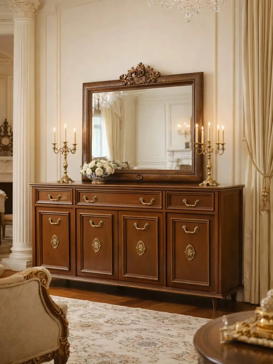 Classic Wooden Console Table