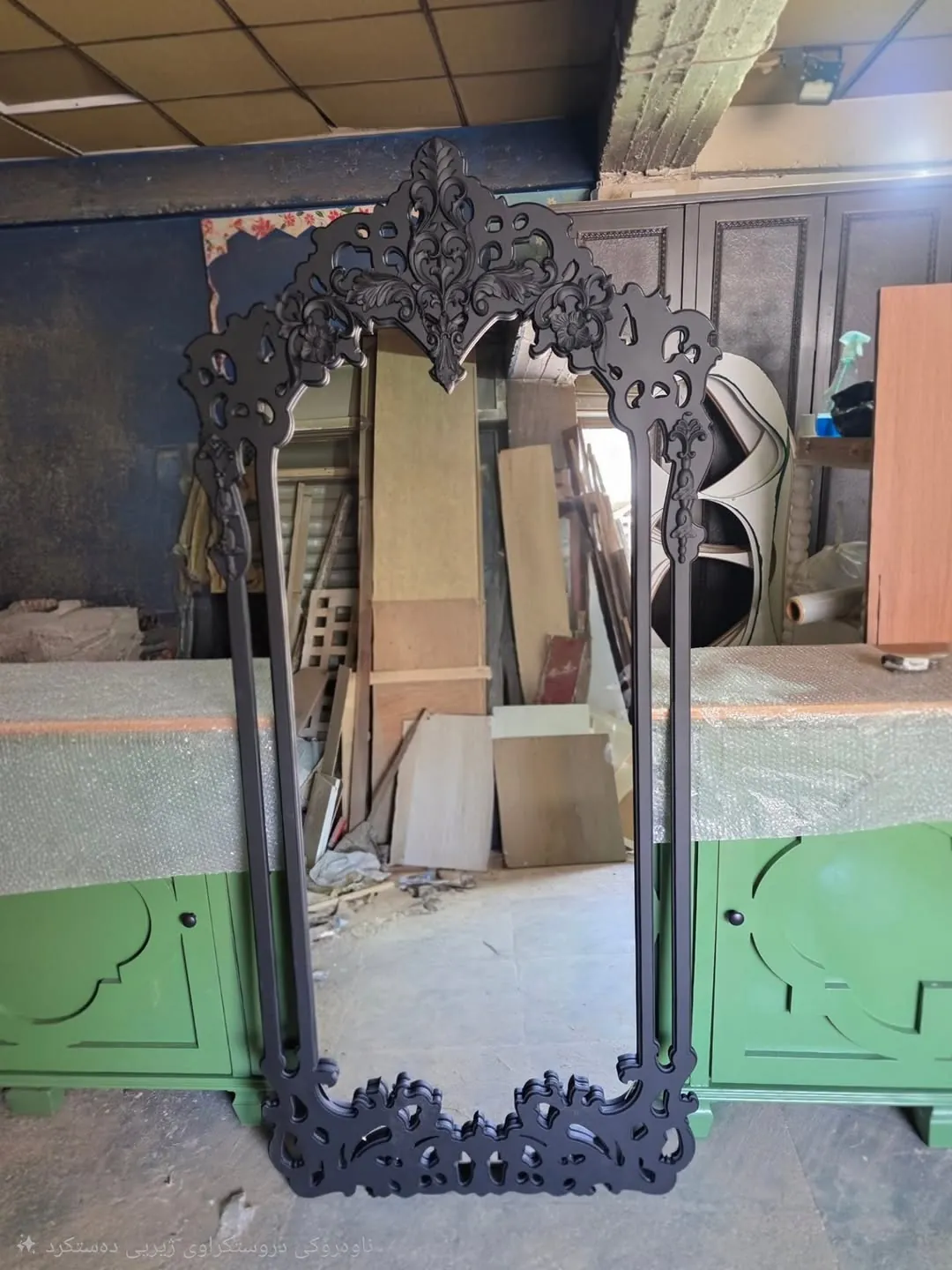 Ornate Decorative Full-Length Mirror