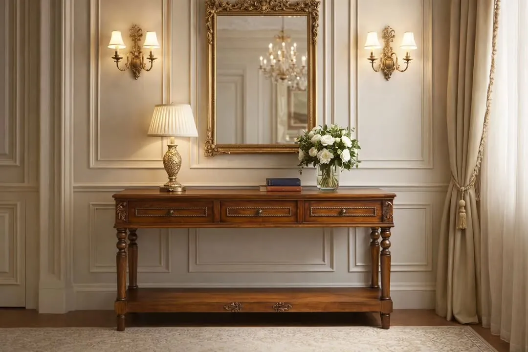 Classic Wooden Console Table