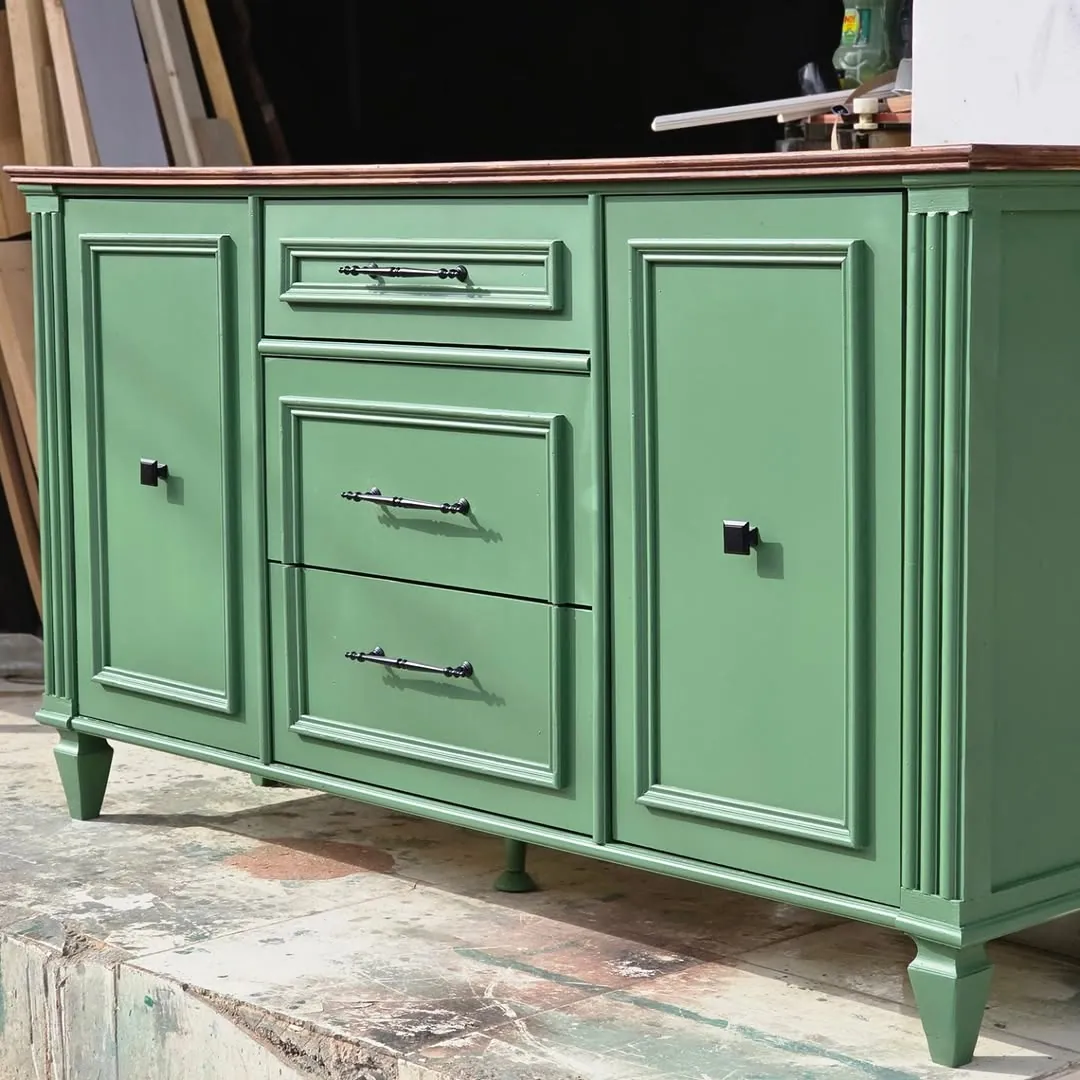 Green Classic Sideboard Cabinet
