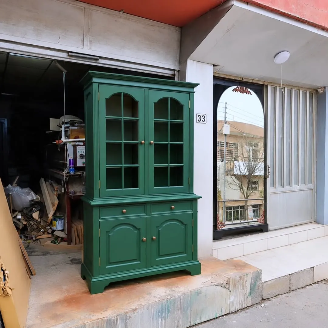 Green Wooden Cabinet