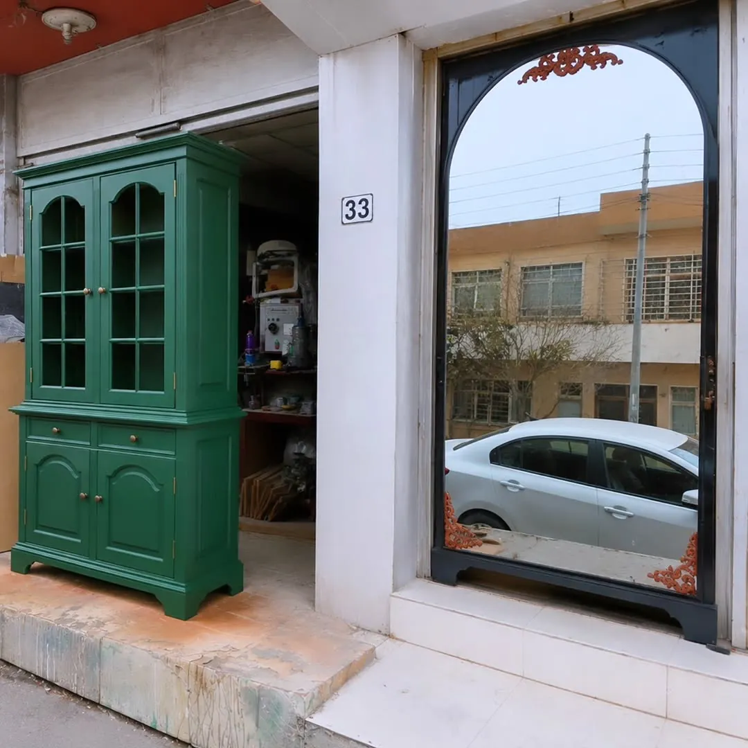 Green Wooden Cabinet