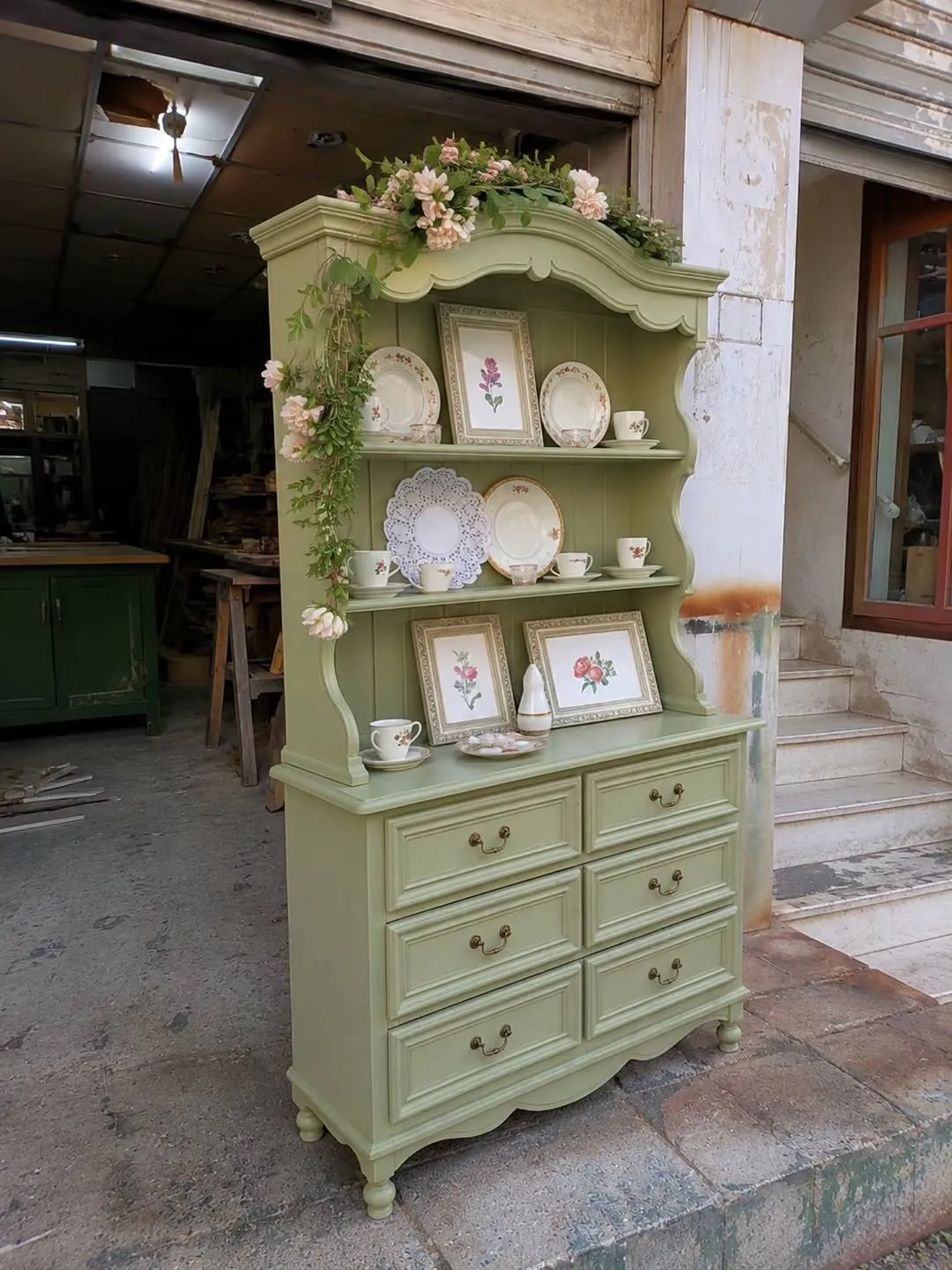 Vintage Style Wooden Cabinet