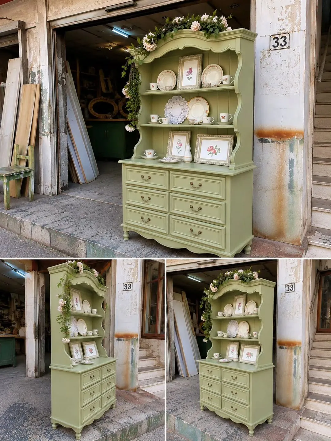 Vintage Style Wooden Cabinet