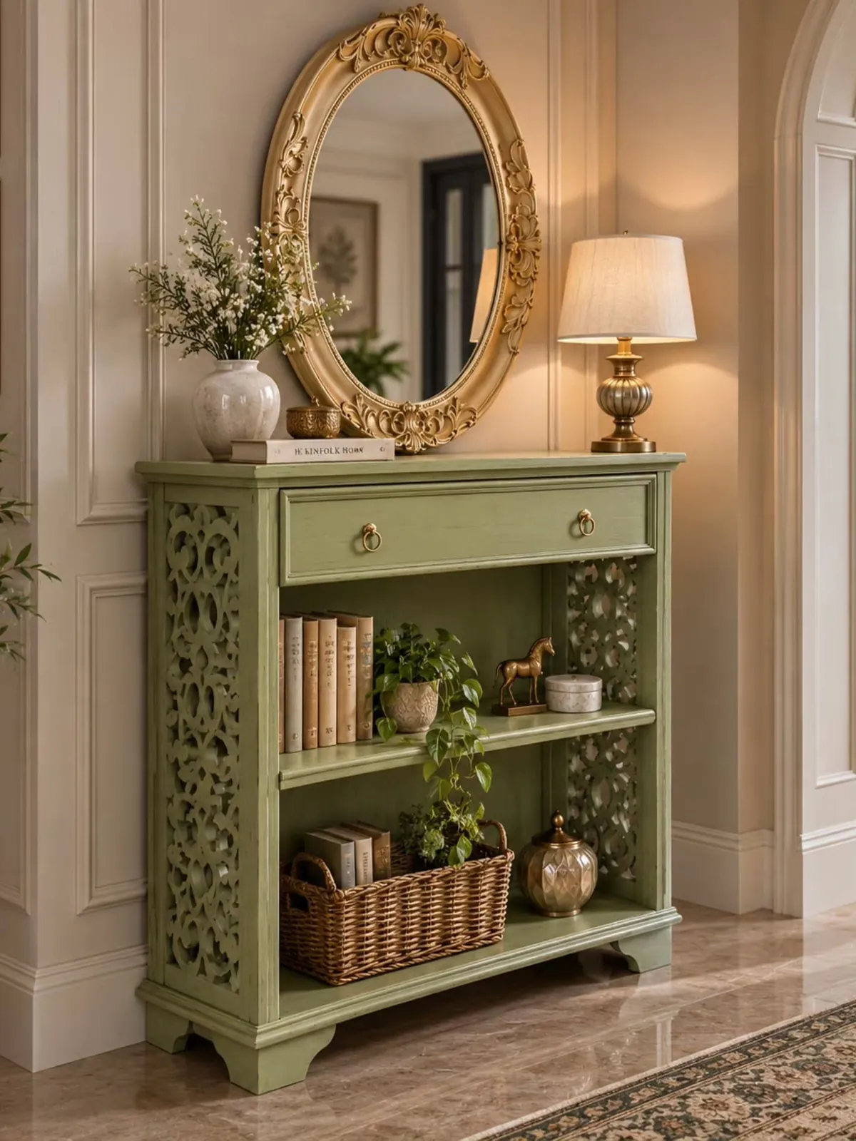 Customizable Wooden Console Table