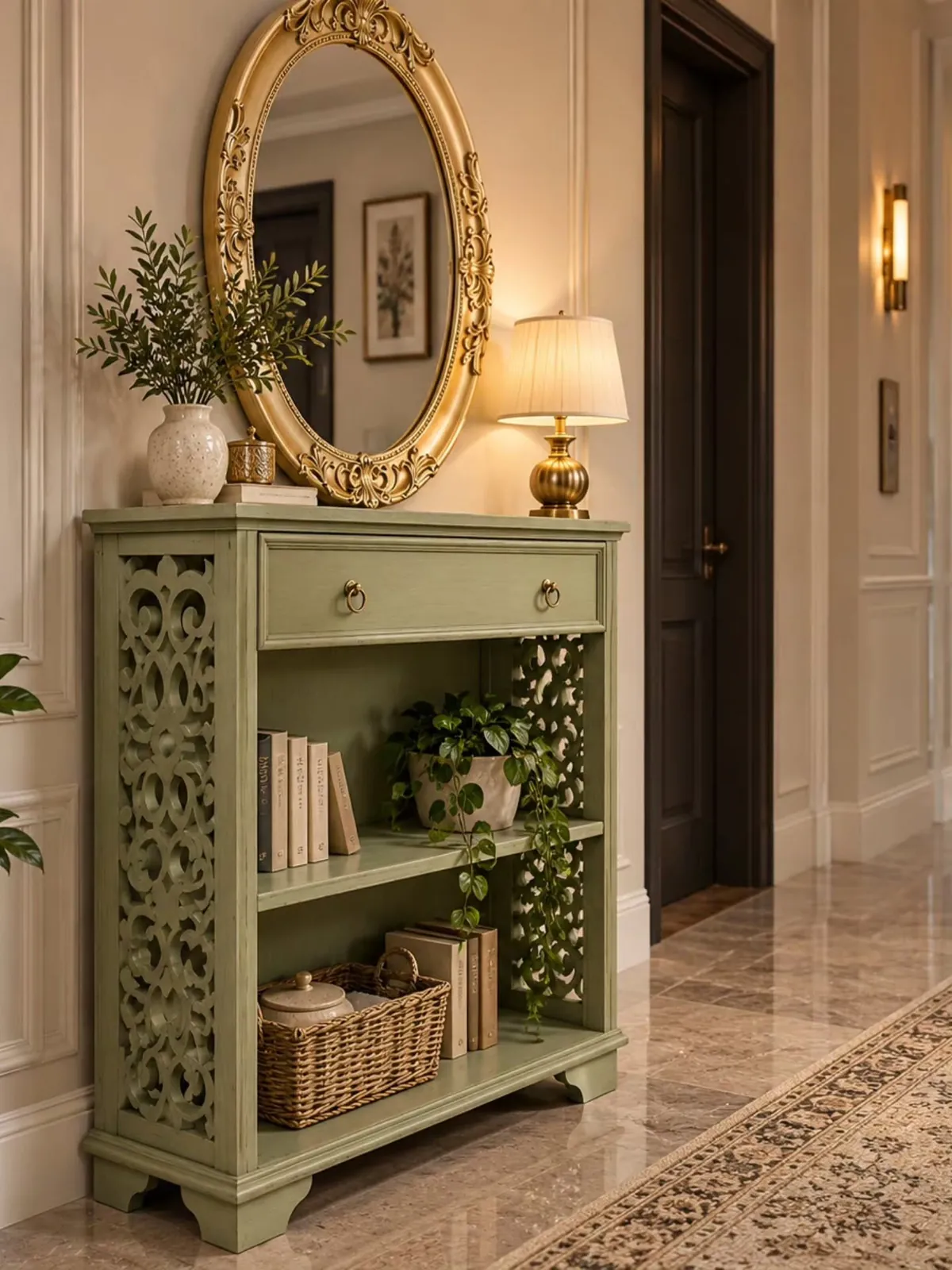 Customizable Wooden Console Table