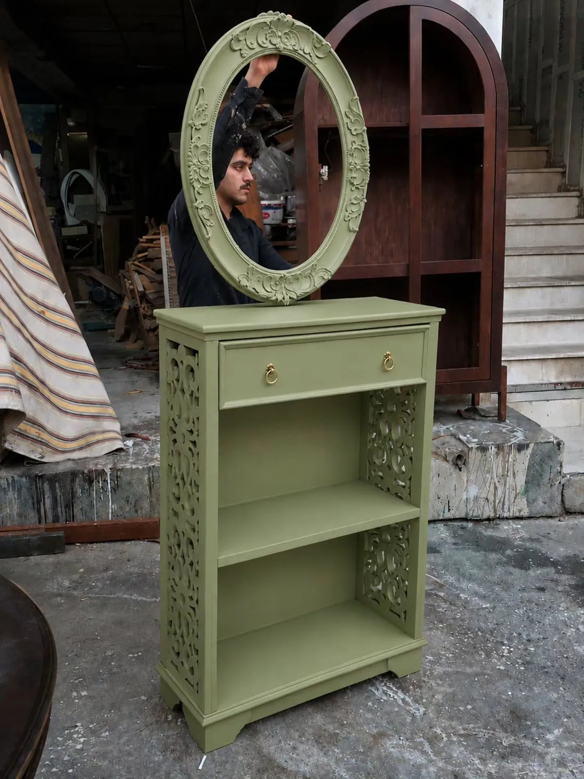 Customizable Wooden Console Table