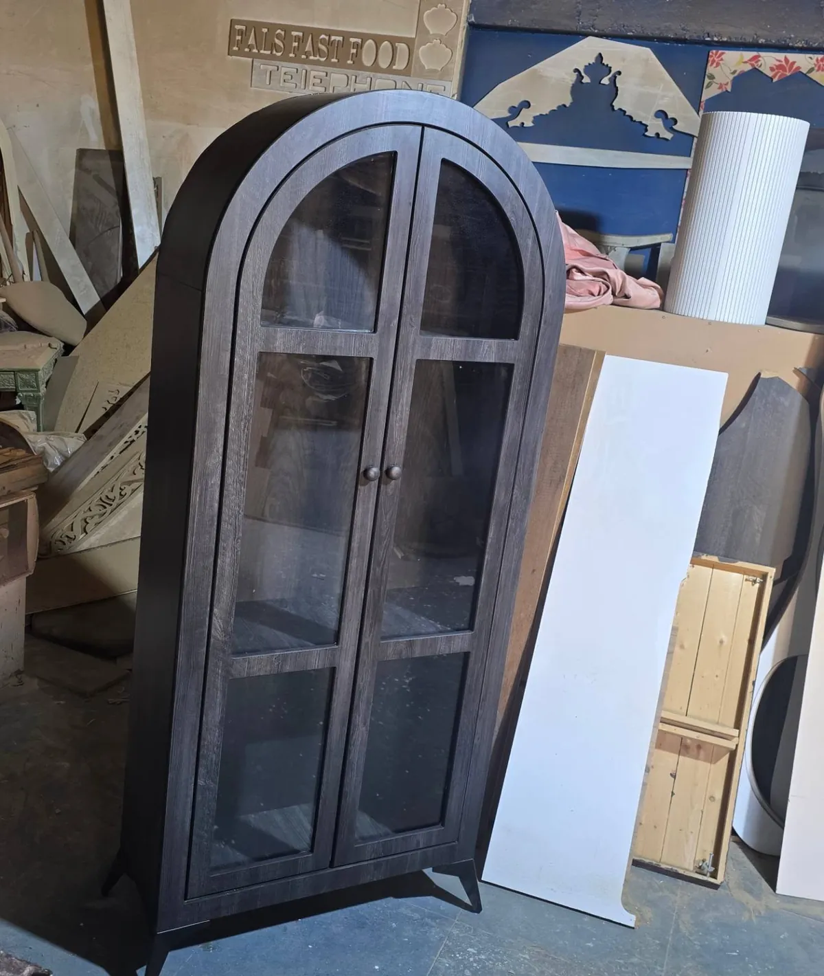 Wooden Arch Display Cabinet