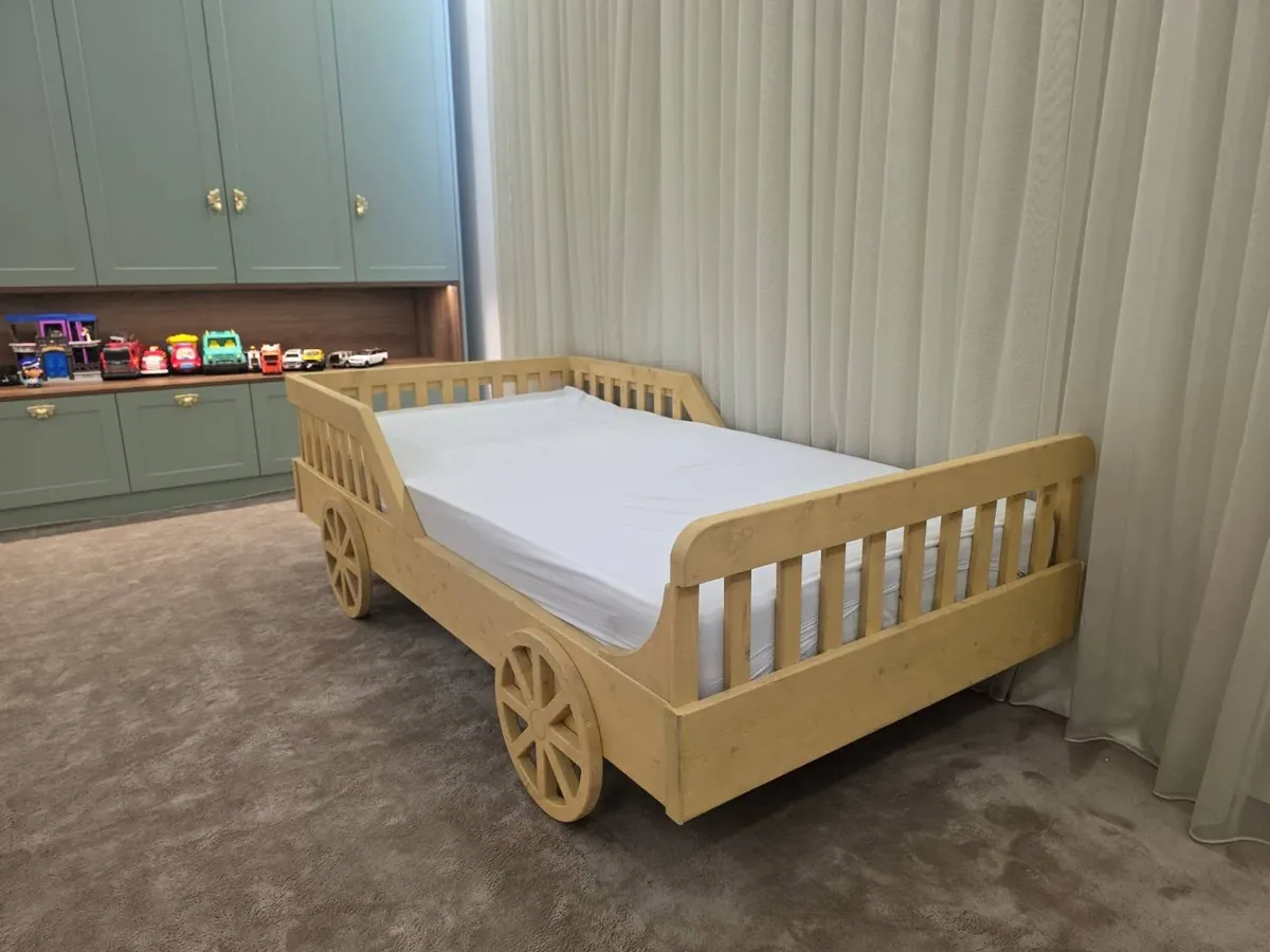 Handmade Wooden Children's Bed