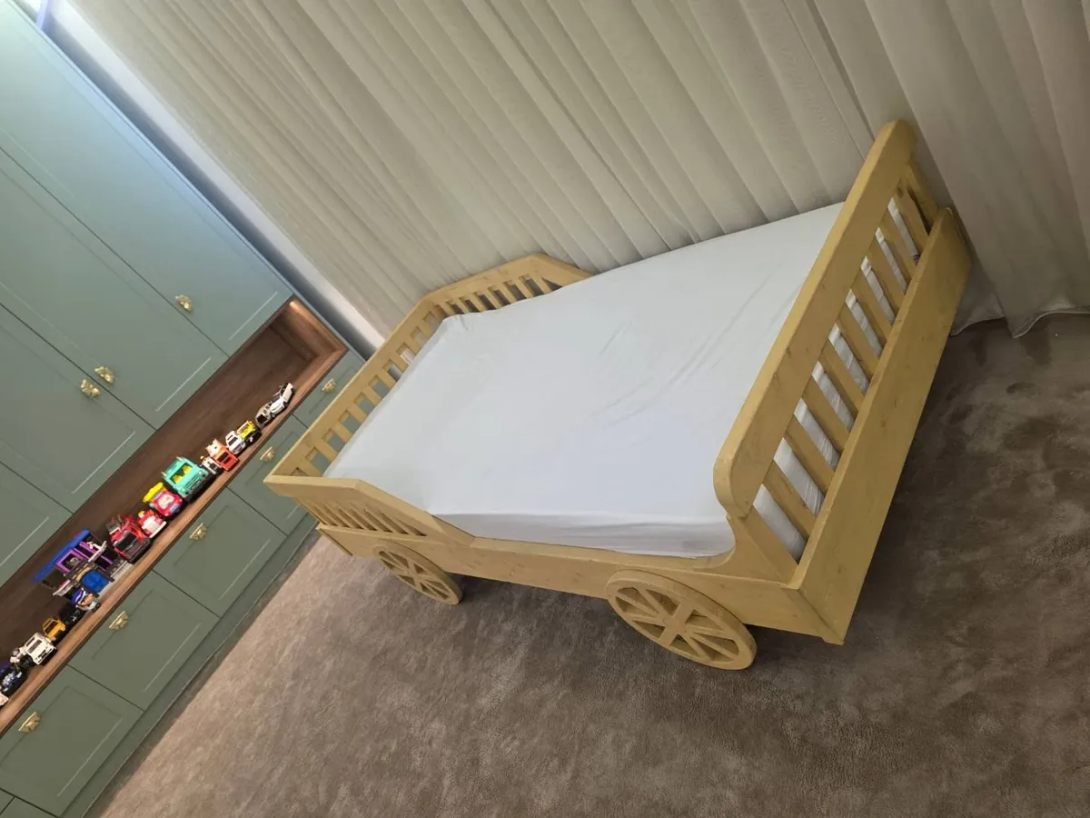 Handmade Wooden Children's Bed