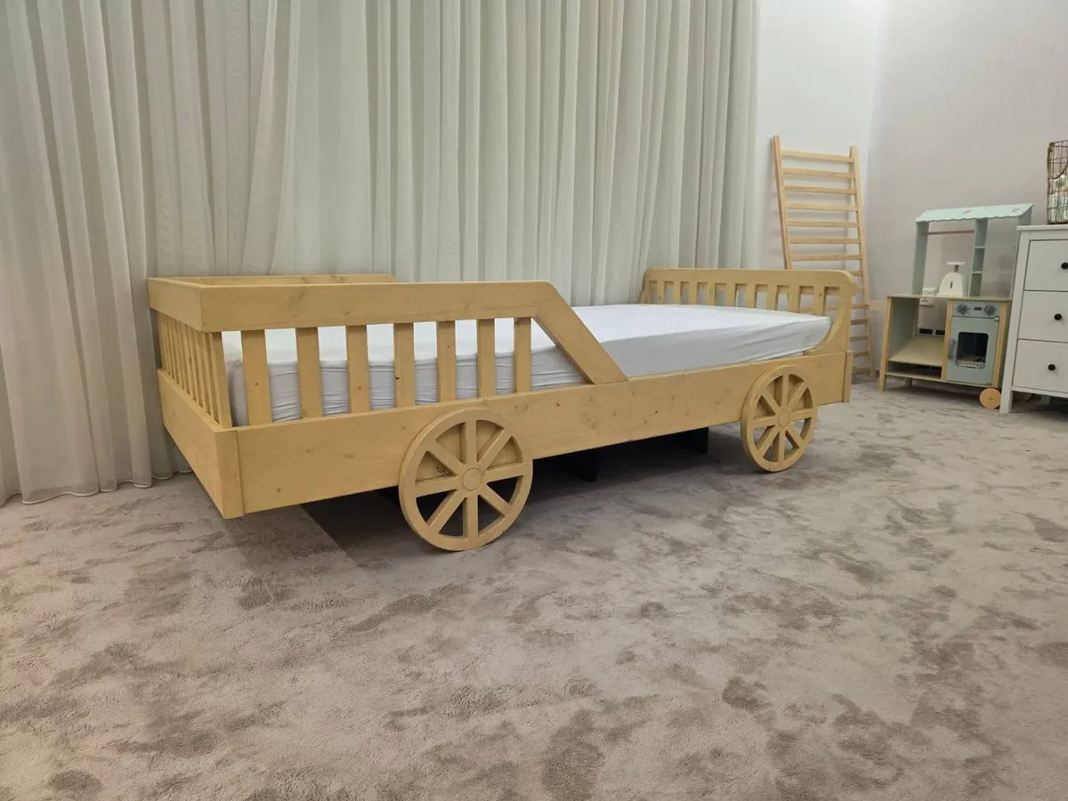 Handmade Wooden Children's Bed