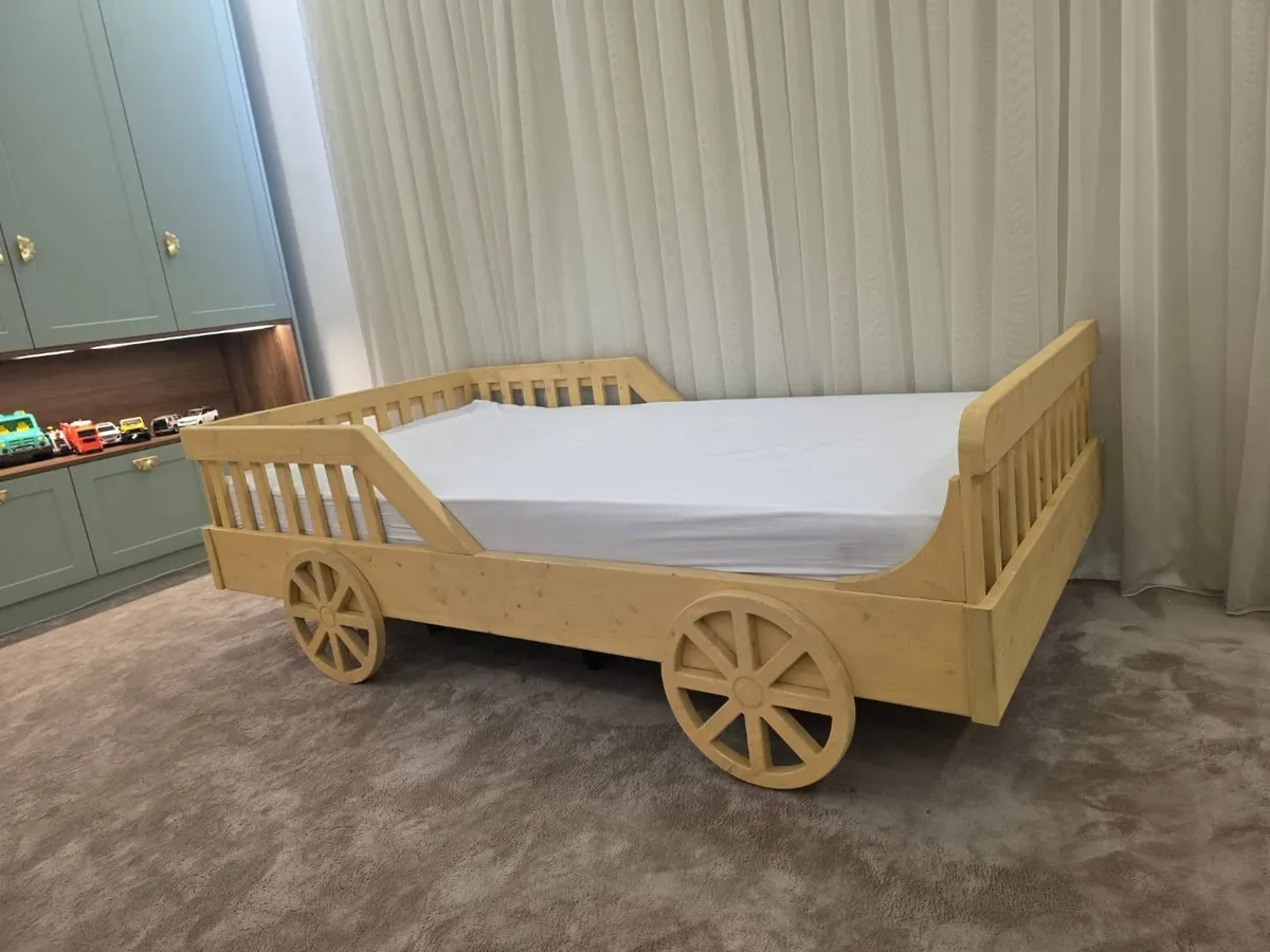 Handmade Wooden Children's Bed