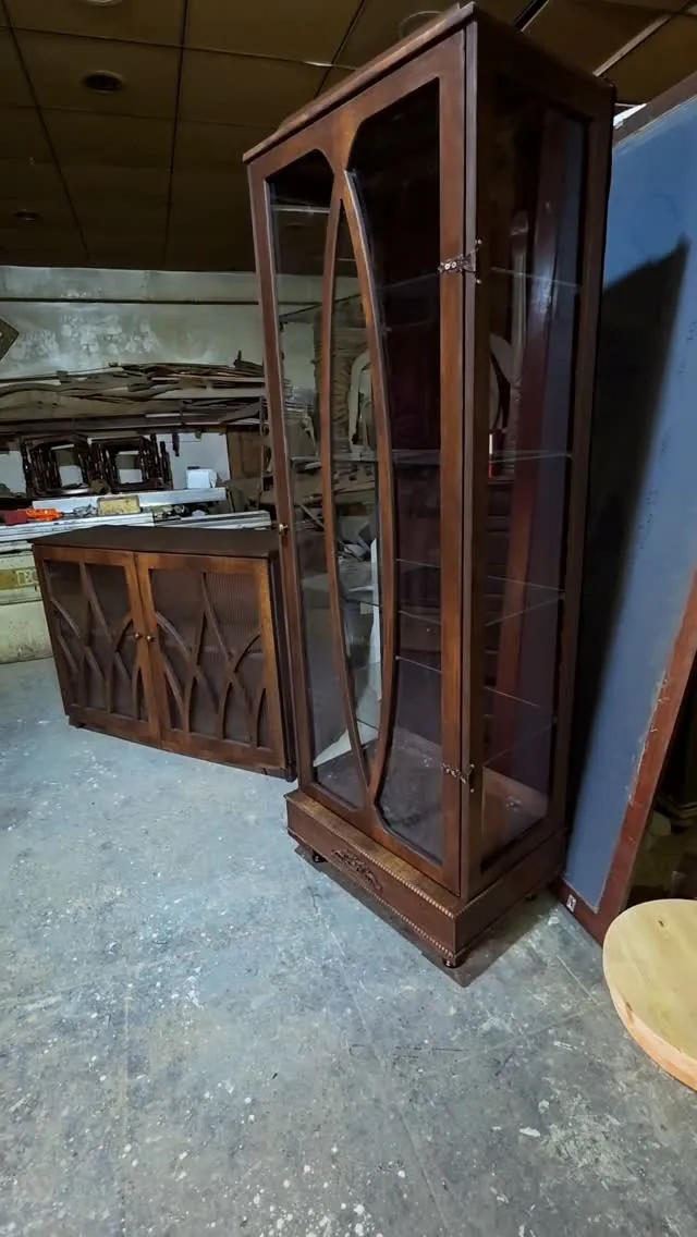 Wooden Display Cabinet and Sideboard