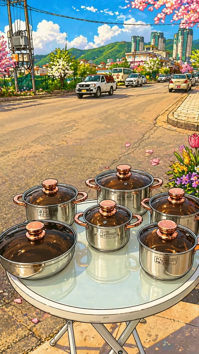 Stainless Steel Cooking Pots Set