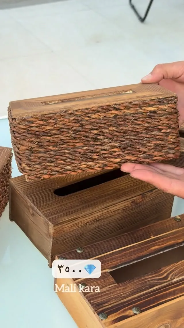 Wooden Tissue Box Cover