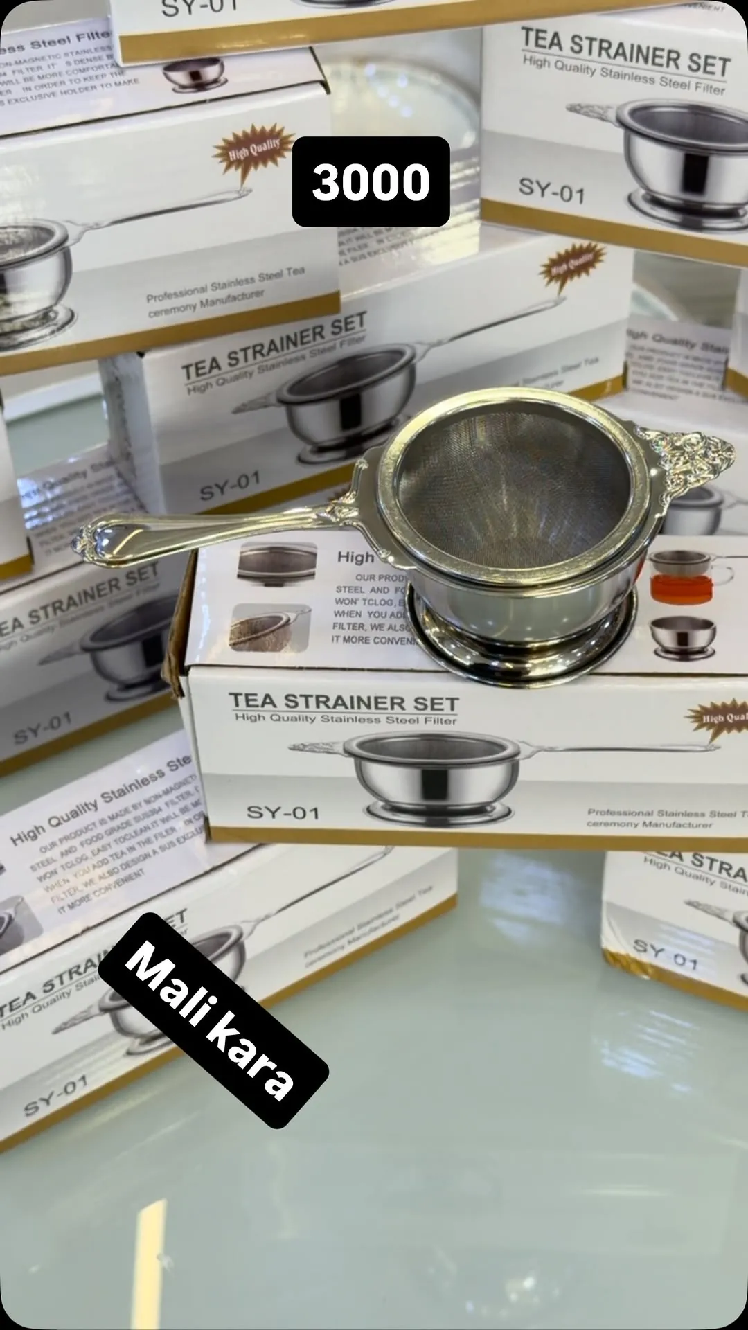 Stainless Steel Tea Strainer Set