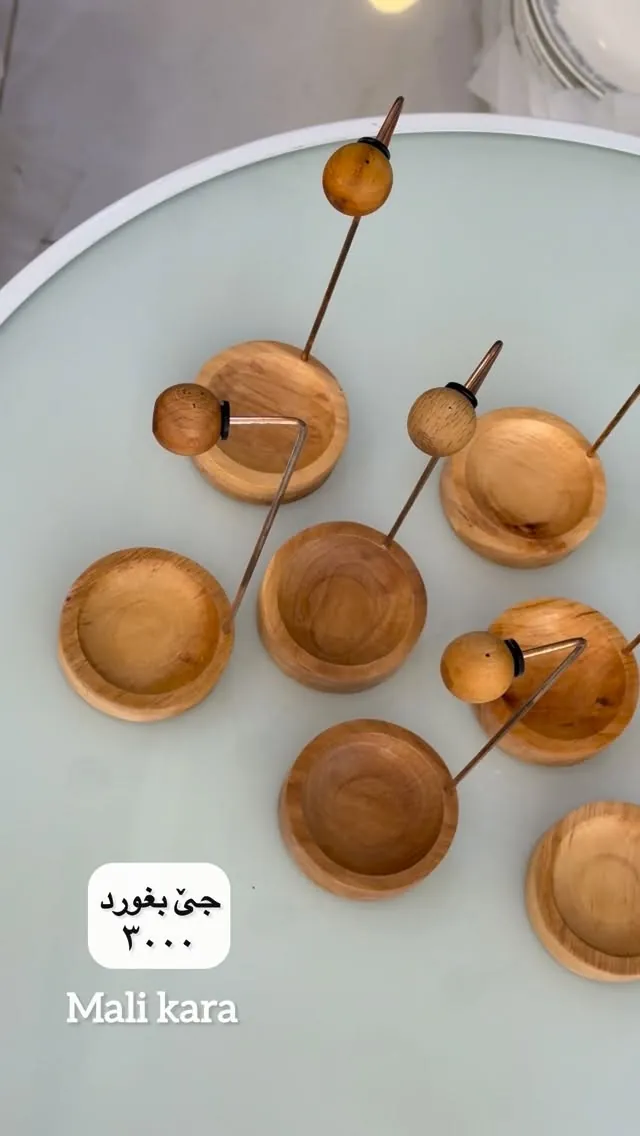 Wooden Mini Bowls Set
