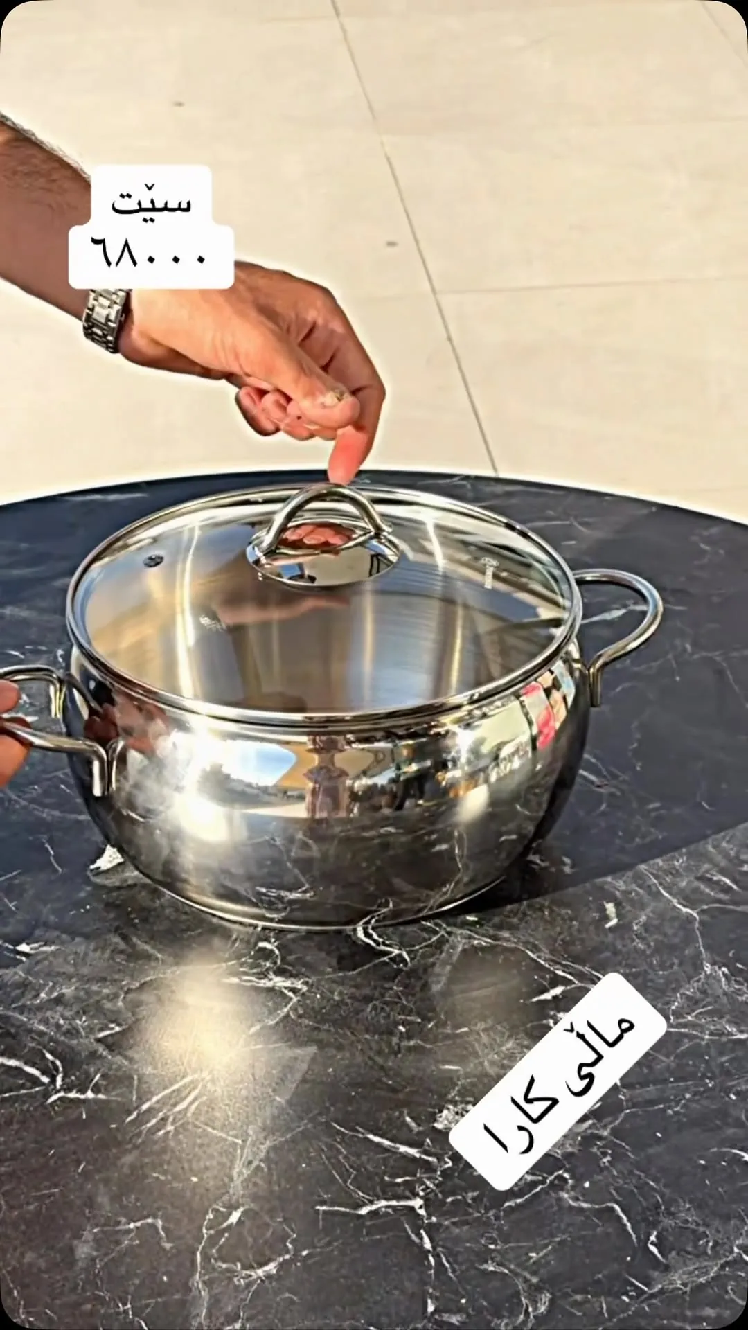 Stainless Steel Cooking Pot with Lid
