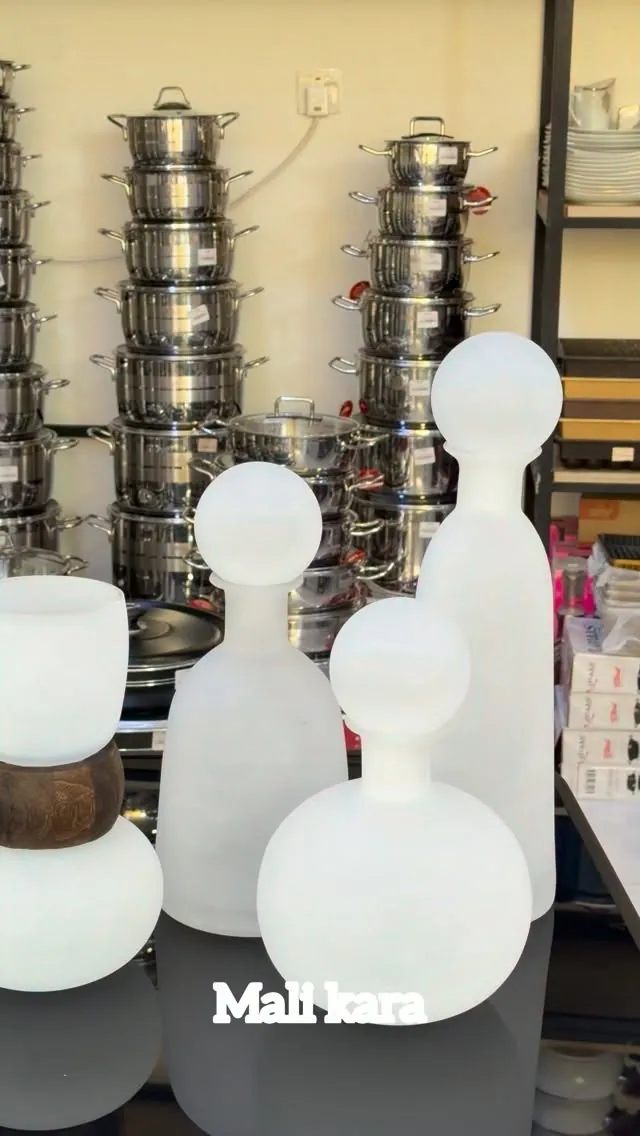 Decorative Frosted Glass Vases