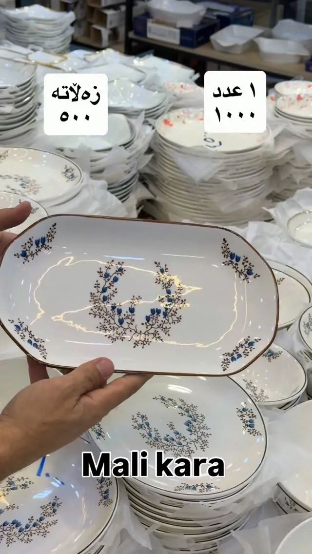 Decorative Floral Platter