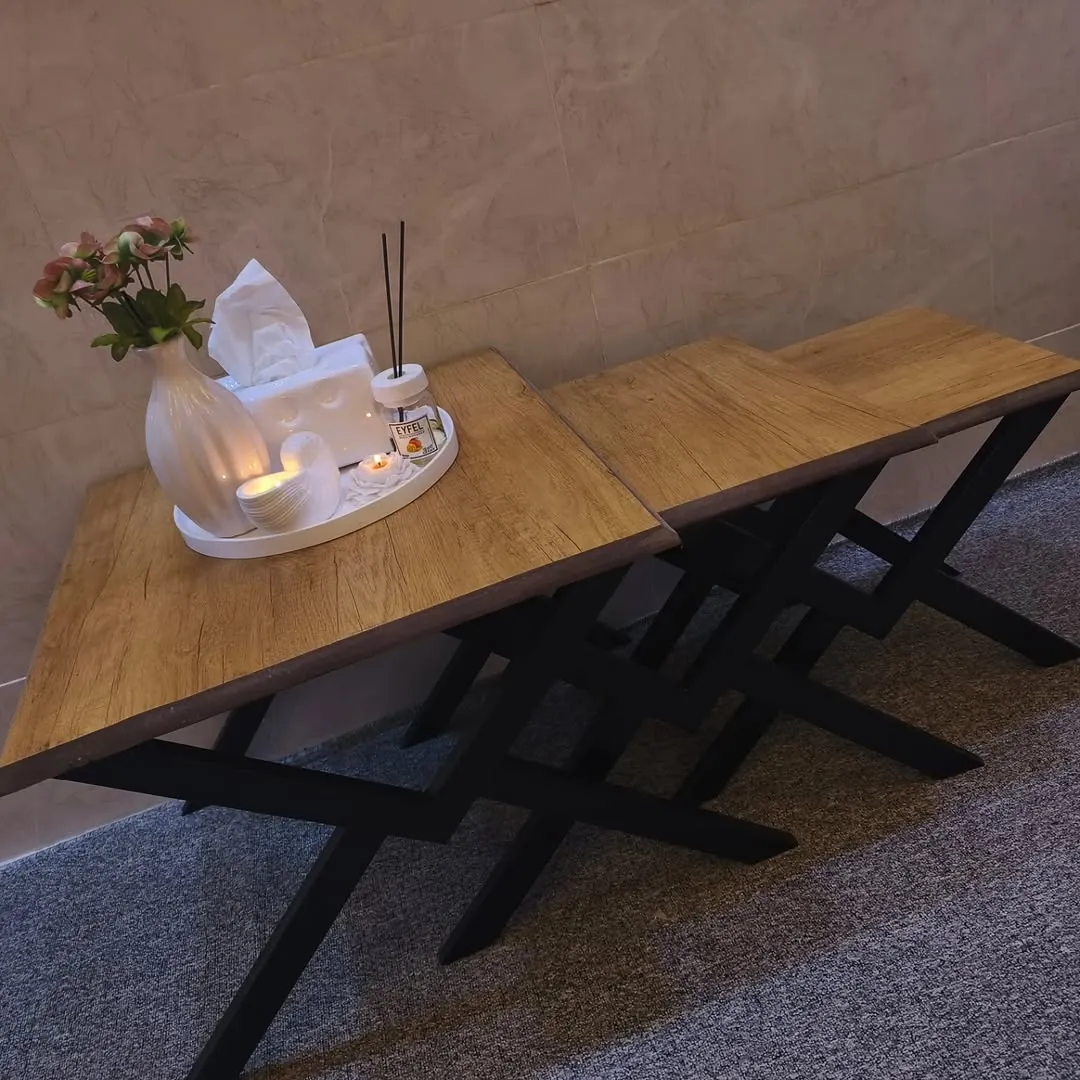 Custom 3-Piece Classic Wooden Table Set