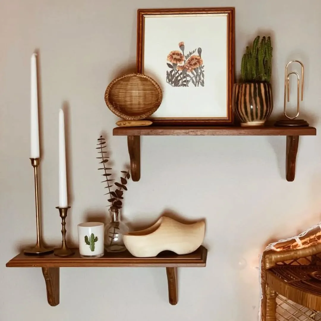 Custom Wooden Wall Shelf