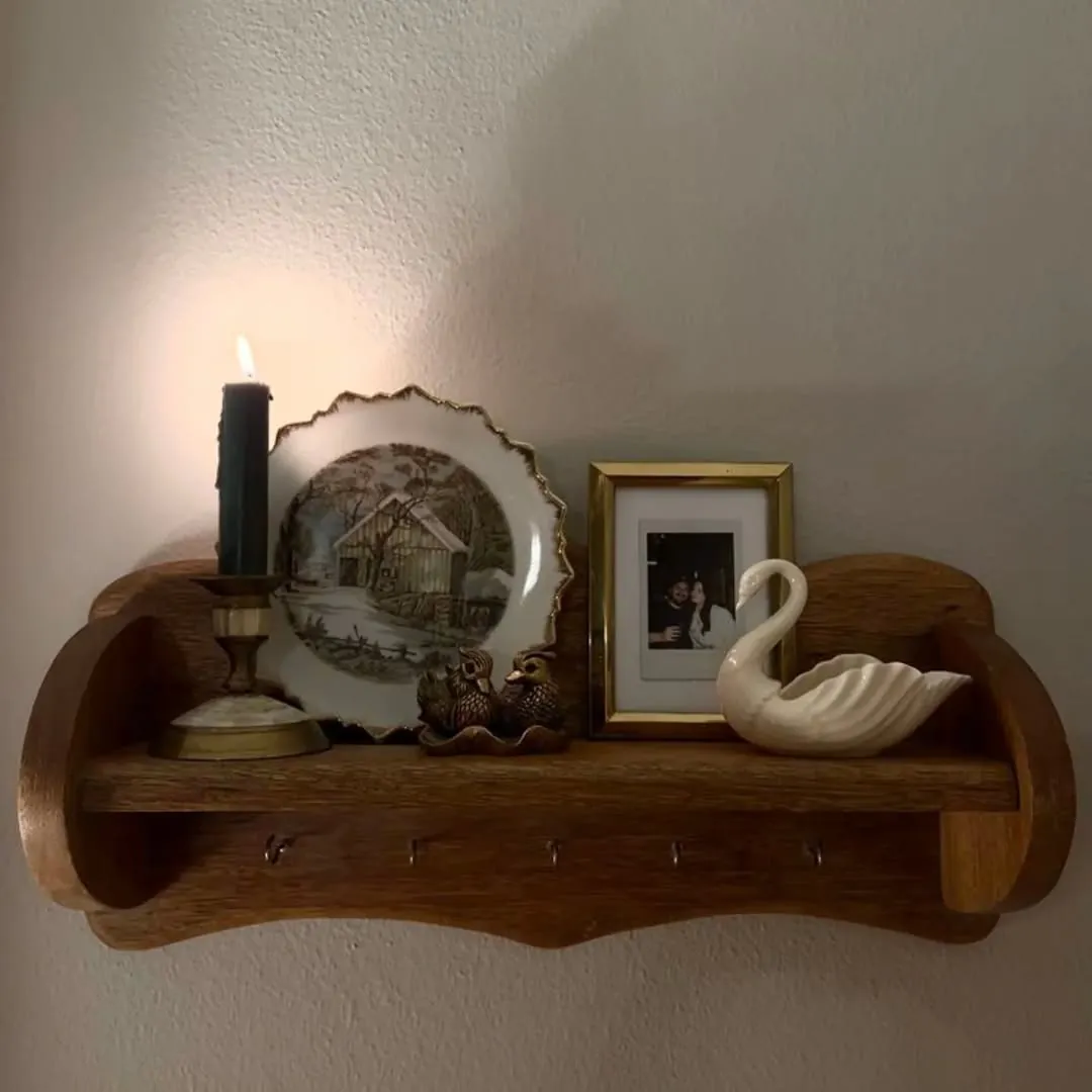 Custom Wooden Wall Shelf